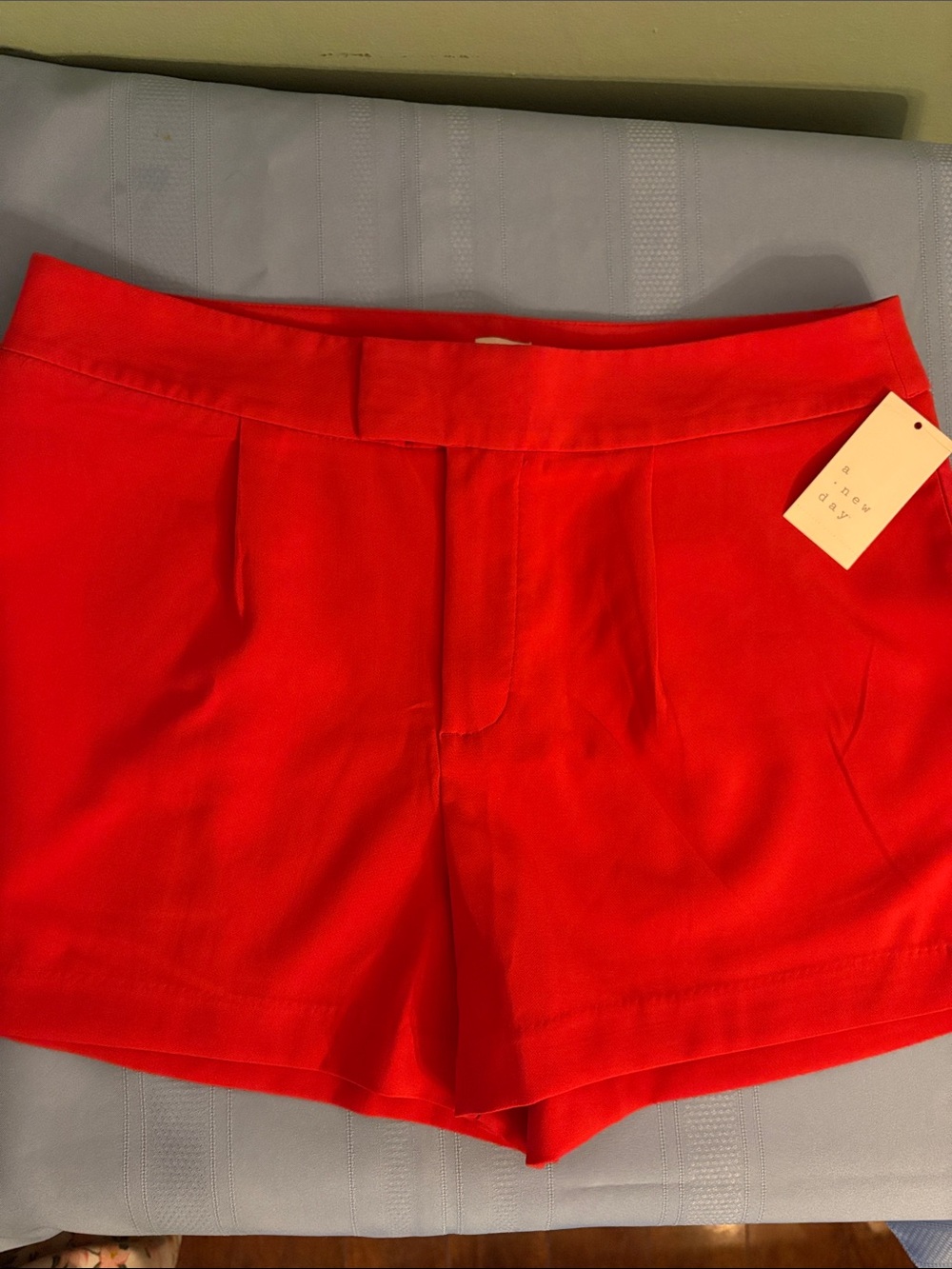 A new day Vibrant Red High-Waist Tailored Women's Shorts